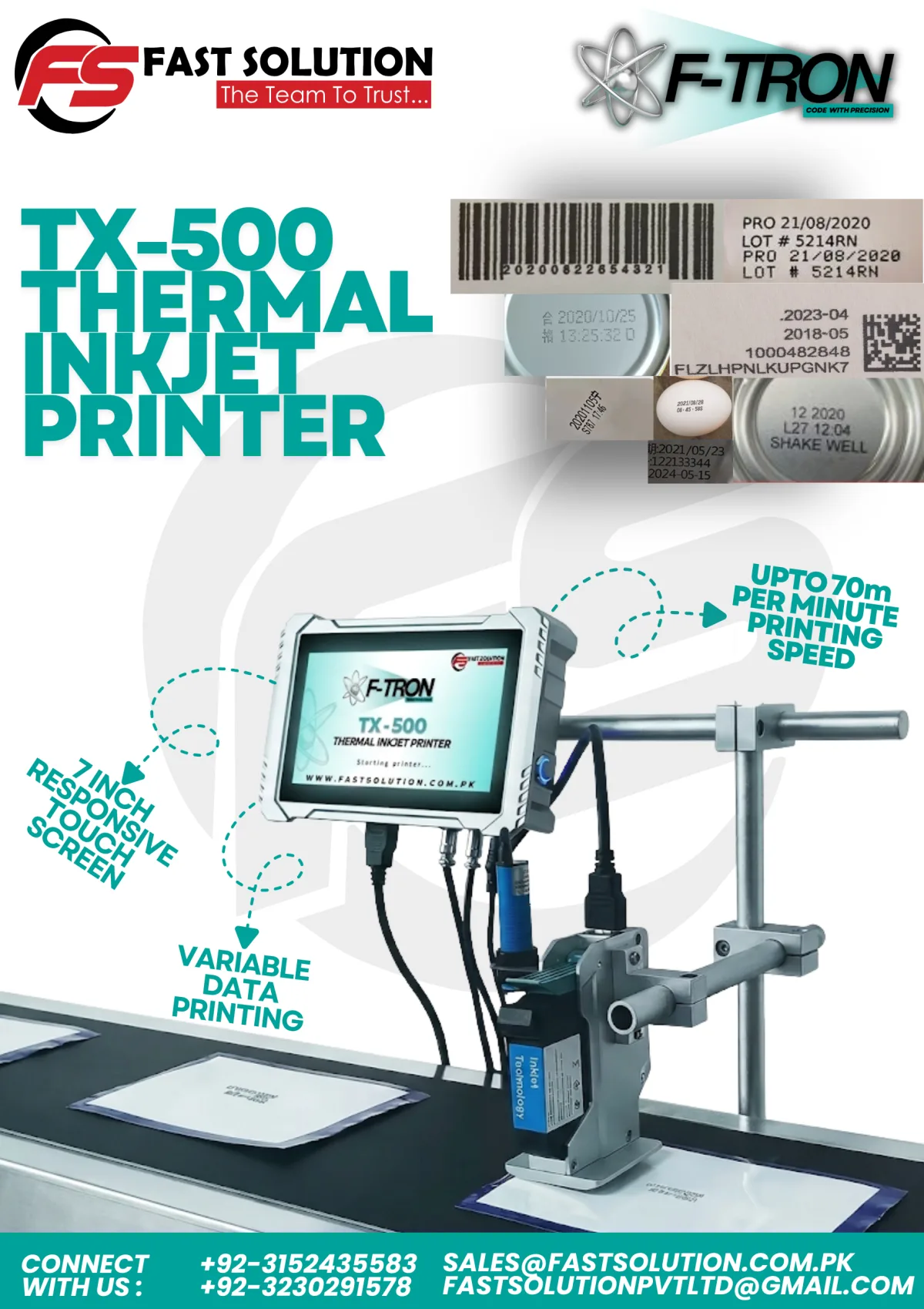 FTRON TX-500 Thermal Inkjet Printer