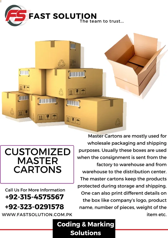 Customized Master Cartons