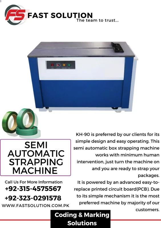 Semi Automatic Strapping Machine - KH-90