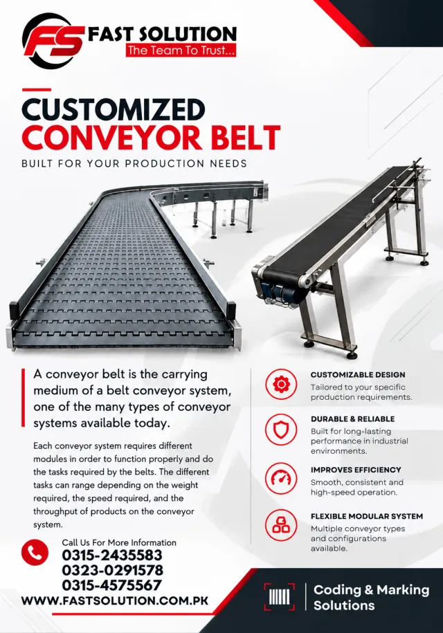 Customized Conveyor Belts - Printing Belts - Roller Belts